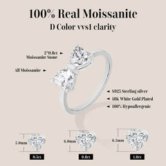 Bowknot Moissanite Ring - SnaggIt