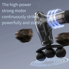 Smart Electric Fascia Gun – Long Handle Deep Tissue Muscle Massager