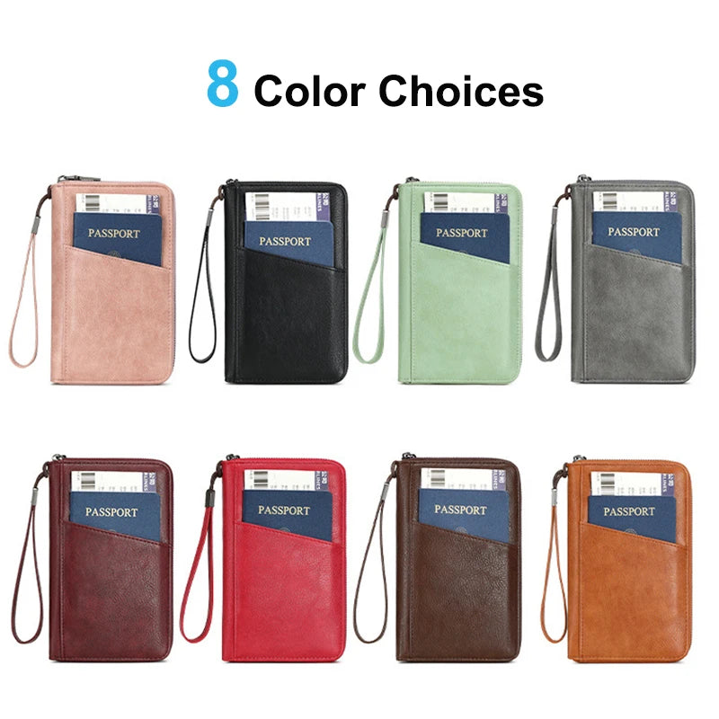 Travel Passport Clip Wallet