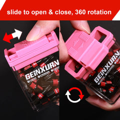 30 Pcs 1" Impact Torx Screwdriver Bit Set – T20/T25/T30 S2 Alloy Steel with Colorful Storage Box