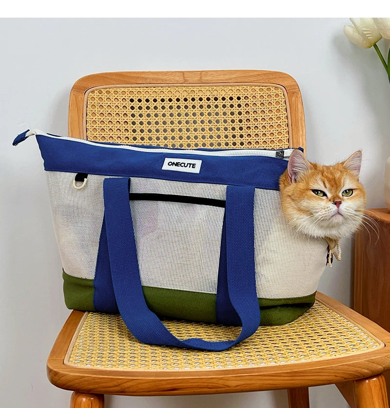 Portable Cat Carrier Bag by Snagg A Carrier Bag