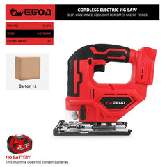 18V Cordless Electric Jigsaw