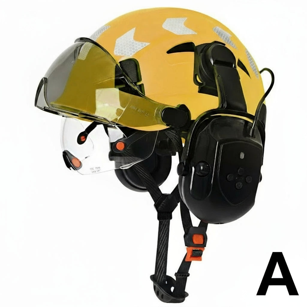 Construction Safety Helmet With Bluetooth 5.0 by Snagg A Safety Helmet