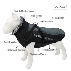 Waterproof Winter Dog Coat by Snagg A Coat