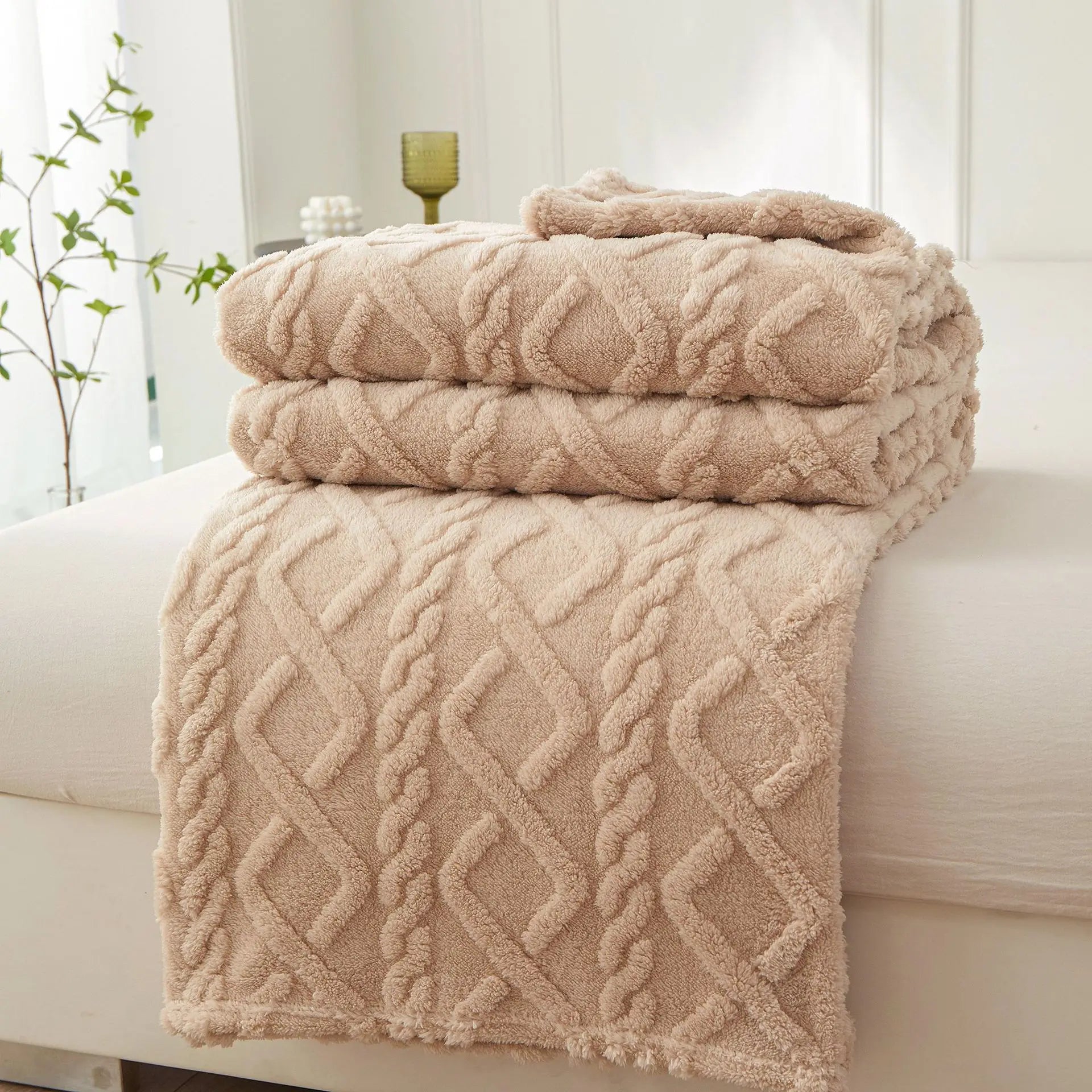 Winter Sherpa Blanket Ultra Soft & Cozy Warmth by Snagg A Throw