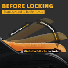 Light Duty Staple Gun for Wood – Upholstery, Crafts & DIY Home Projects + 1200 JT21 Staples