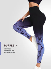 Tie-Dye Seamless Yoga Pants by Snagg A Pant