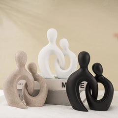 Abstract Couple Resin Sculpture by Snagg A Sculpture