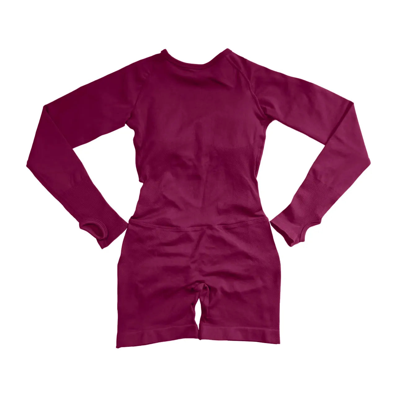 Women's Long Sleeve Backless Yoga Jumpsuit | Seamless One-Piece High-Impact Gym Fitness Playsuit