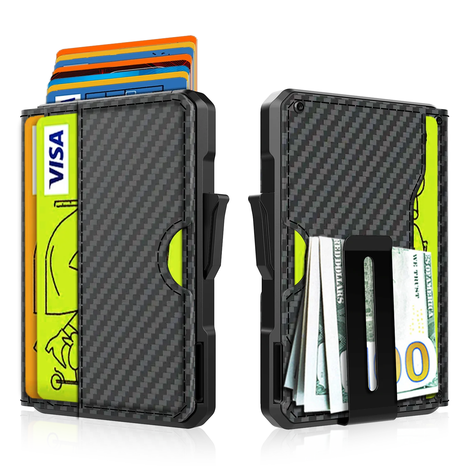 Slim RFID Wallet with Money Clip by Snagg It Wallet