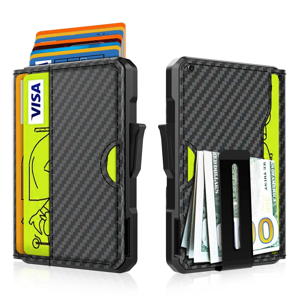 Slim RFID Wallet with Money Clip by Snagg It Wallet
