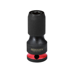 3/8" Square Drive to 1/4" Quick-Release Impact Bit Holder – Magnetic Hex Socket Adapter for Screwdriver Bits