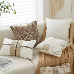 Geometric Coffee Cushion Cover by Snagg A Cushion Cover