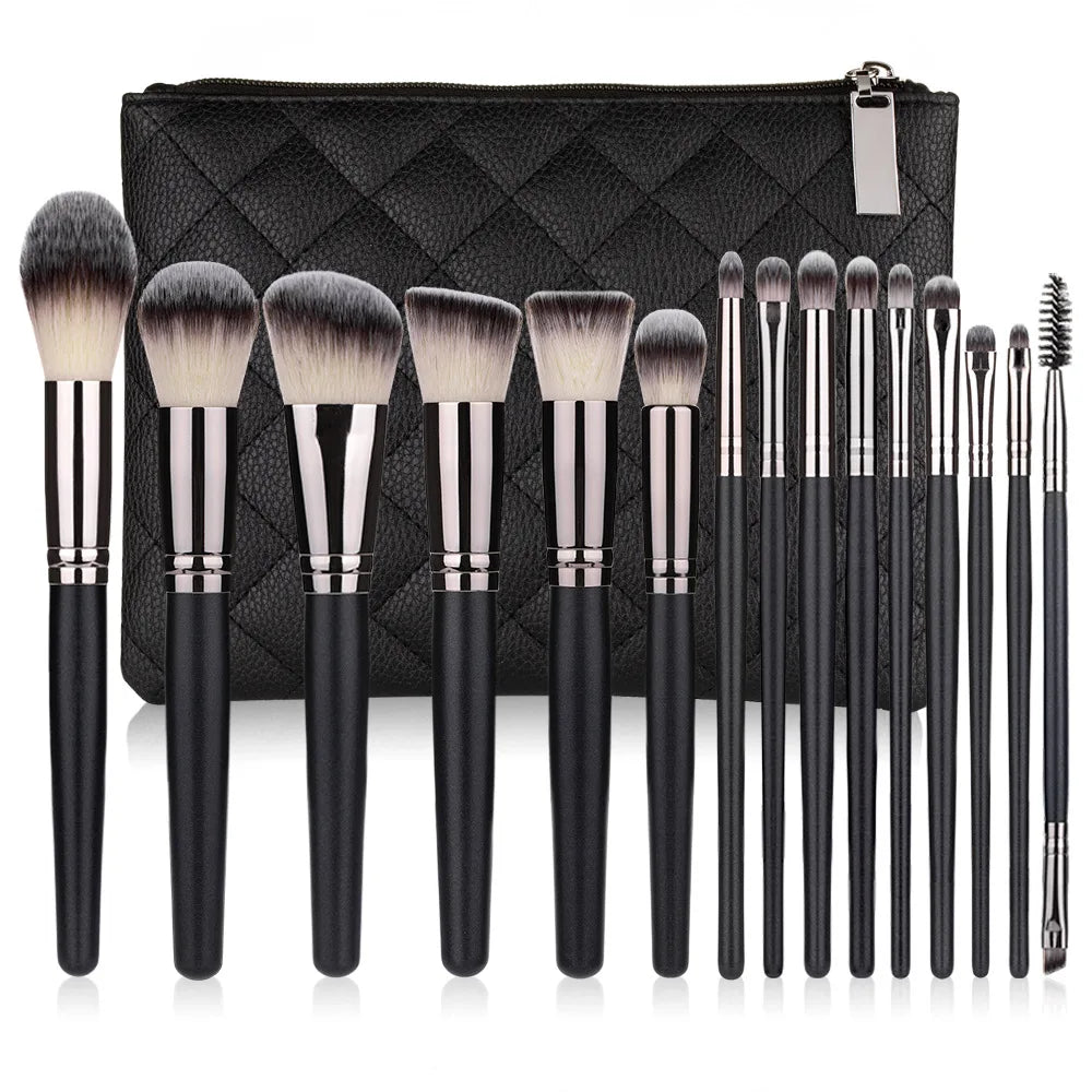 15Pcs Makeup Brushes Set