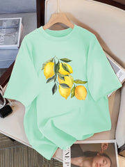 Lemon's Print Womans Streetwear T-Shirt