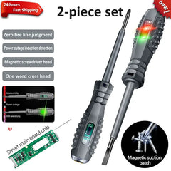 2pcs Voltage Tester Screwdriver Set