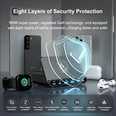 160W USB Wireless Charging Station