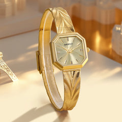 BERNY Women’s Octagonal Gold Quartz Watch