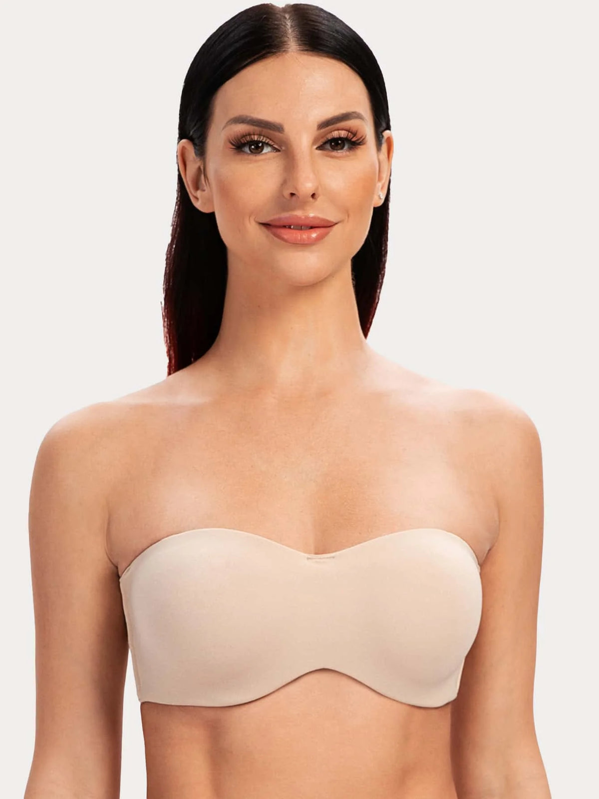 Strapless Minimizer Bra | Underwire Bandeau Half Cup Full Support