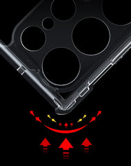 Airbag Shockproof Shell PC&TPU Back Clear - For Samsung Galaxy S24 Series - Phone Cases & Covers