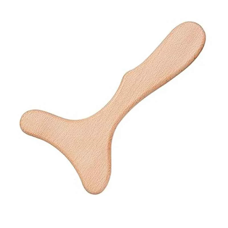 Wood Therapy Massage Tool Lymphatic Drainage Massager One-handed Body Sculpting Tools For Anti-Cellulite Gua Sha Muscle Release