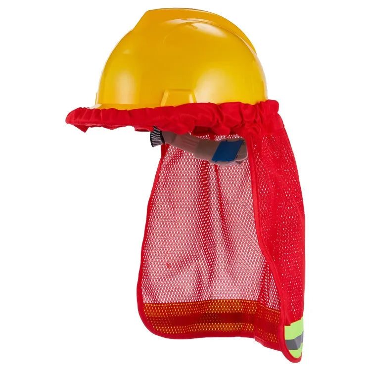 Reflective Stripe Neck Shield Safety For Hard Hats by Snagg A Neck Shield
