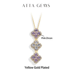 Full D Color Moissanite Pendant Necklace
