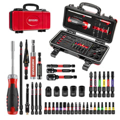 42Pcs Tools Set Packaged with Rachet Screwdriver  Handle, s2  Screwdriver Bits and Hold Bit for Home Repairs DIY