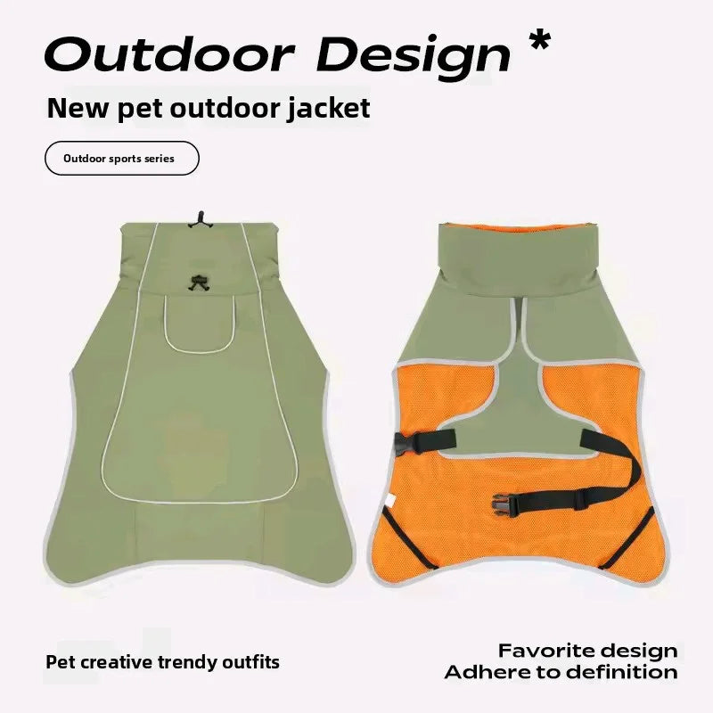 Pet Stormcoat - Waterproof Dog Raincoat with Windbreaker Protection by Snagg A Raincoat