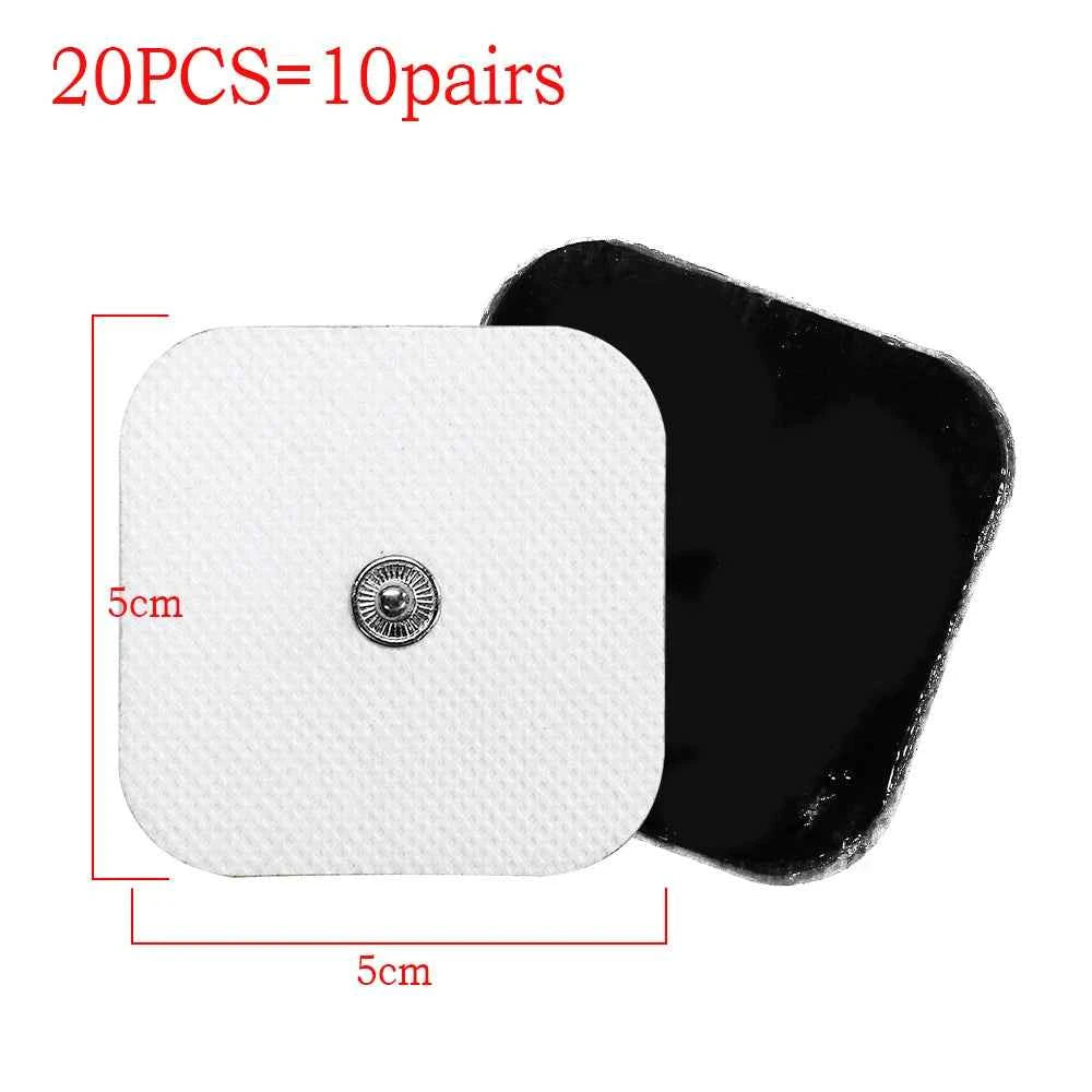 Electric TENS EMS Electrode Pads – Reusable Gel Therapy Replacement Pads