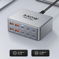 330W USB C Multiport Fast Charging Station For Laptop & Phones by Snagg A Charging Station