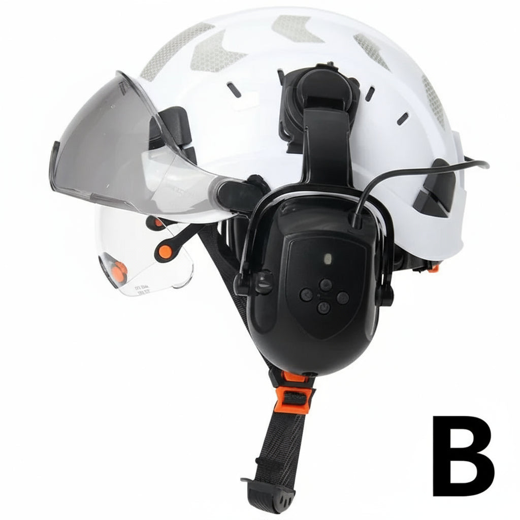 Construction Safety Helmet With Bluetooth 5.0 by Snagg A Safety Helmet