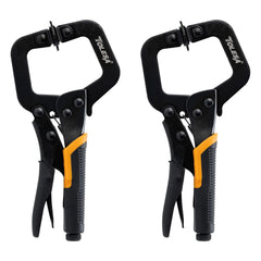 9”/11” Adjustable Metal Face Clamp 2PCS – Pocket Hole, Woodworking & Welding C-Clamps