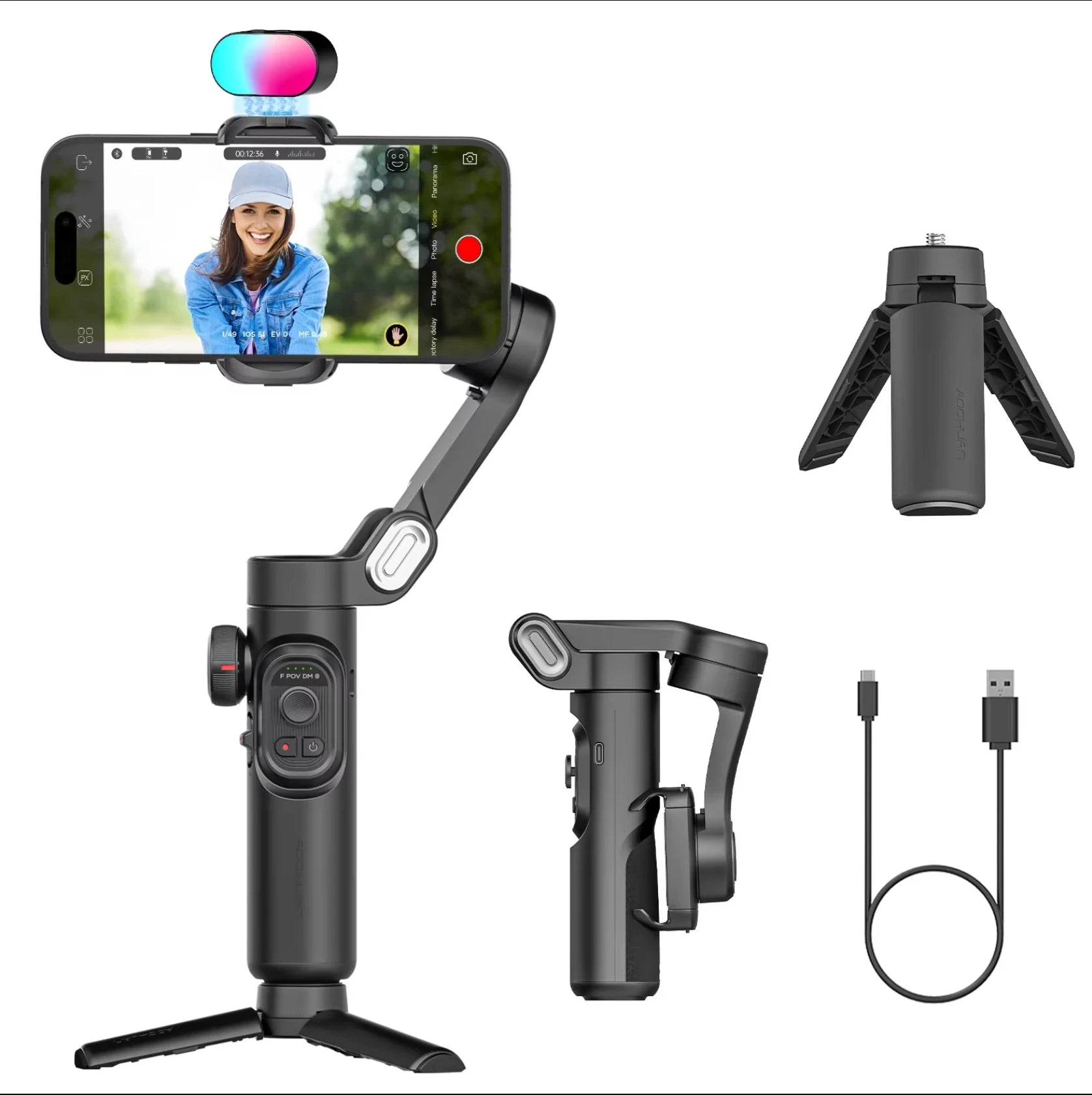 3-Axis Handheld Gimbal Stabilizer SmartXE for Smartphone by Snagg A Phone Holder