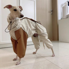 Winter Snow Guard 4 Legged Plush Dog Jacket