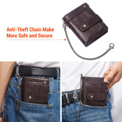 Genuine Leather RFID Cardholder Wallet by Snagg It Wallet