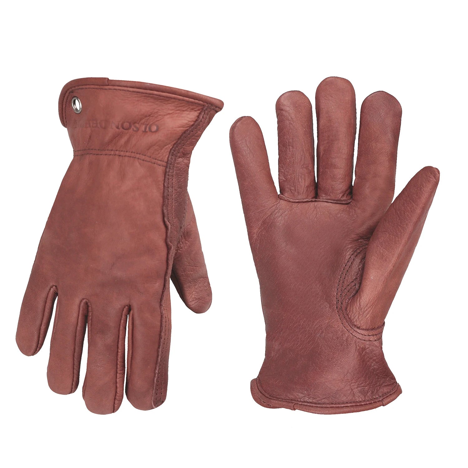 Brown Leather Work Gloves for by Snagg A Gloves