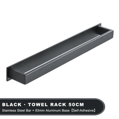 Self-Adhesive Stainless Steel Towel Rack by Snagg A Rack