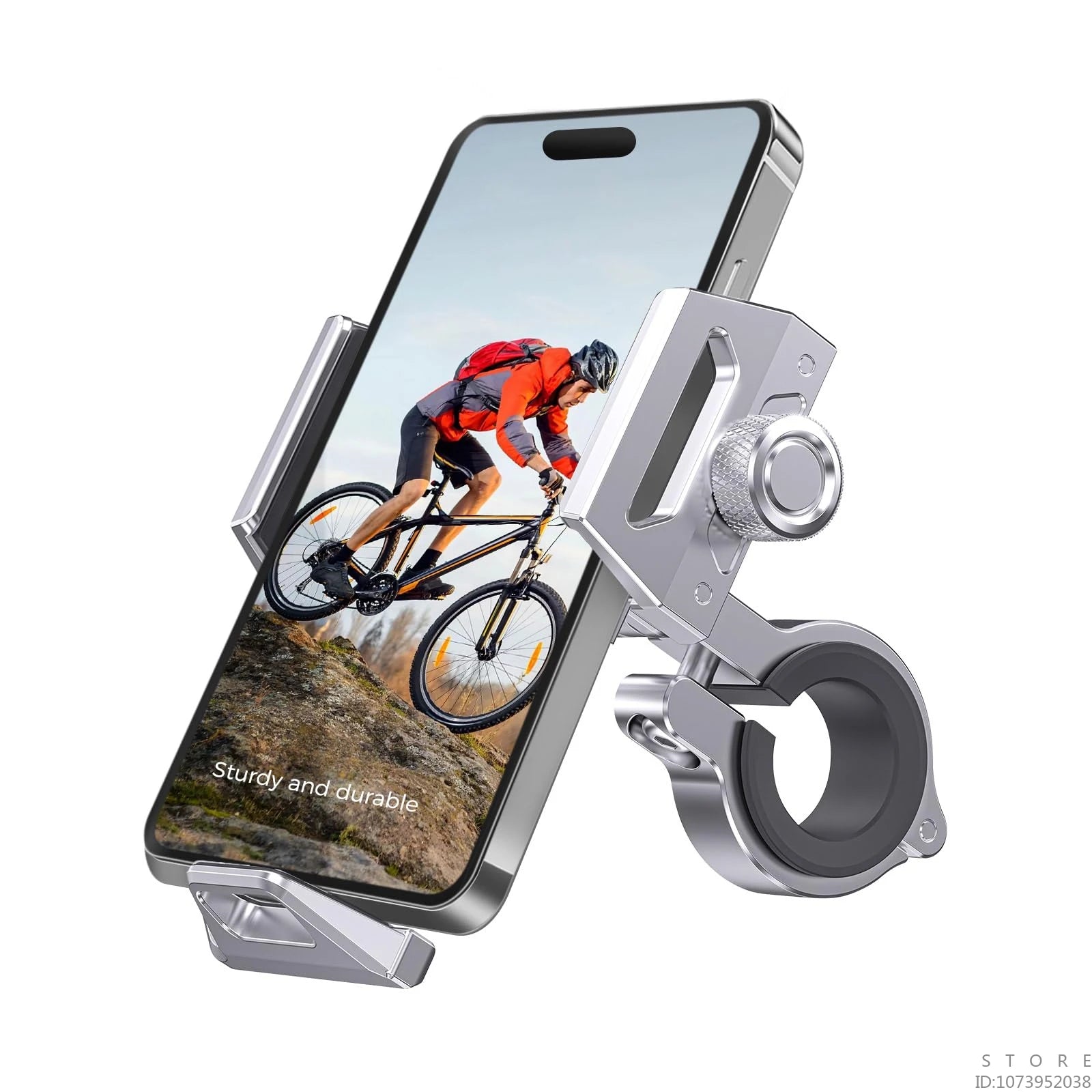 Aluminum Motorcycle Phone Holder by Snagg A Phone Holder