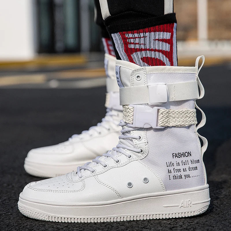 Punk Style High-Top Boots by Snagg A Shoes