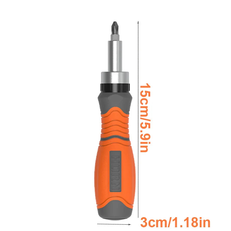 10-in-1 Hippo Mini Ratchet Screwdriver Set