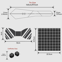 Men’s Luxury Tie & Bow Set - Others In Fashion