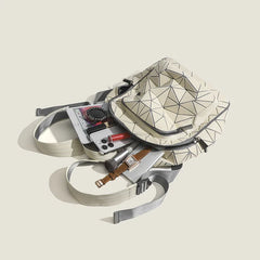 Geometric Holographic Backpack by Snagg A Backpack