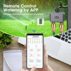 Smart Dual-Outlet Garden Water Timer