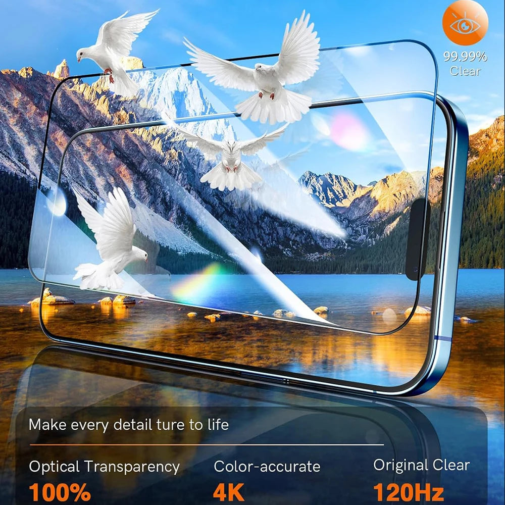 HD Clear Tempered Glass Screen Protector for iPhone 17 Pro Max / Series by Snagg A Screen Protector