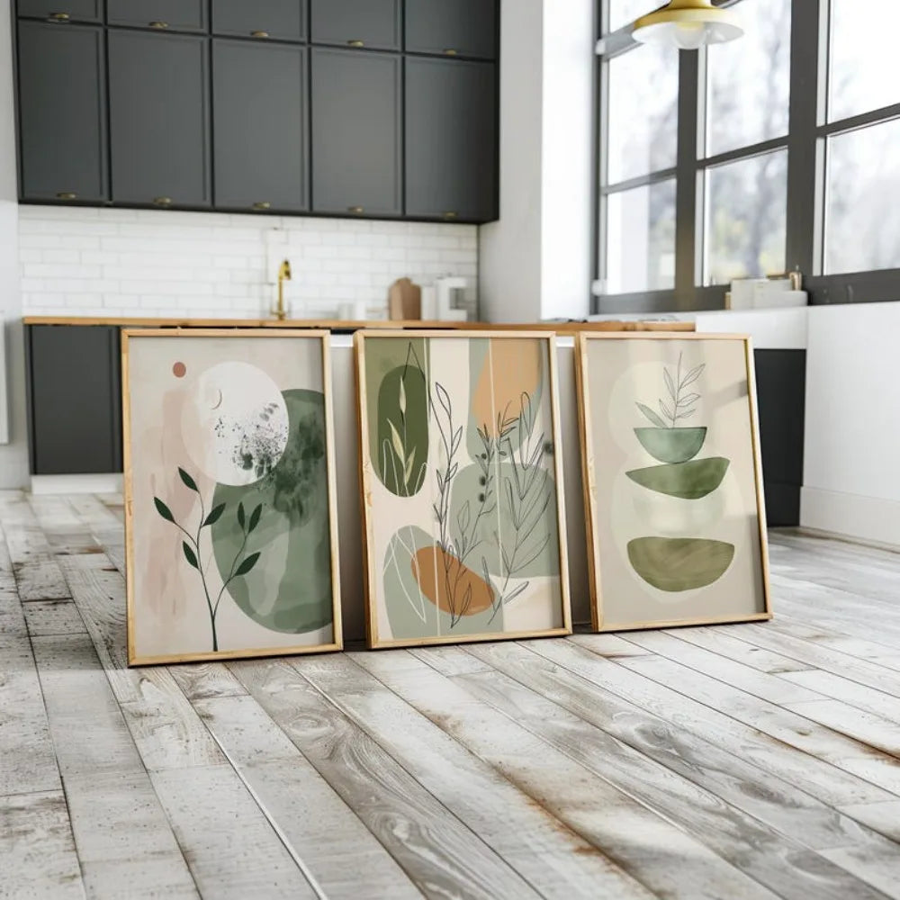 Botanical Art Set of 3 by Snagg A Print