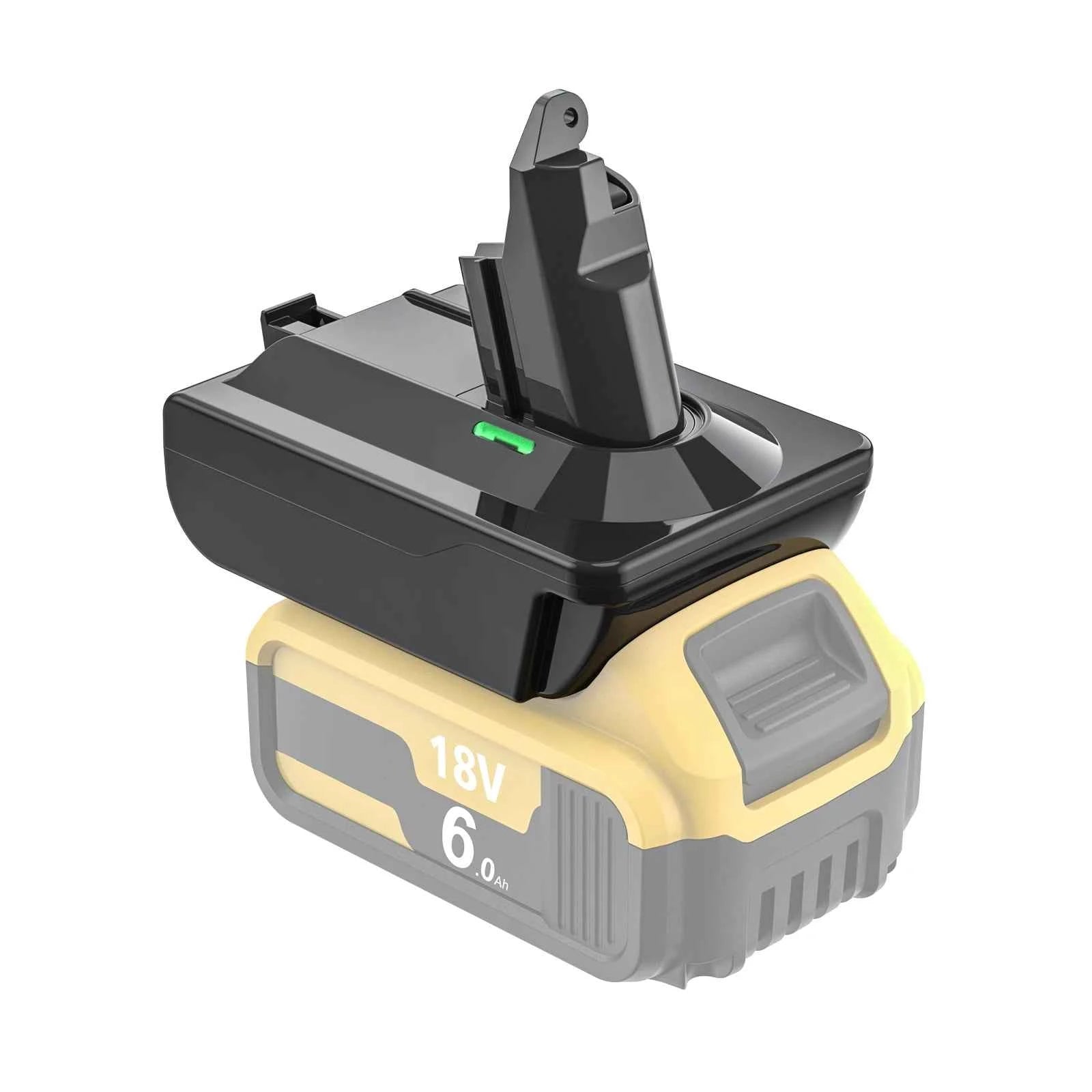 Dyson V6 V7 V8 battery converter with low-battery light – image 1