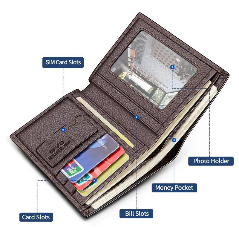 Men’s Genuine Leather Wallet by Snagg It Wallet