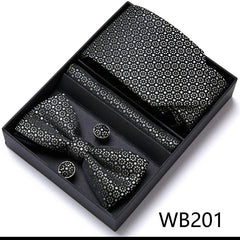 Men’s Luxury Tie & Bow Set - WB201 - Others In Fashion