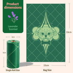 Portable Degradable Waste Bags | Thickened Deodorizing Pet Cleanup Solution